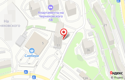 Детский центр Семицветик на улице Черняховского на карте