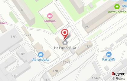 Автокомплекс в Автозаводском районе на карте
