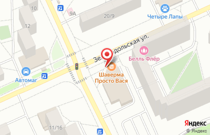 Парикмахерская в Москве на карте