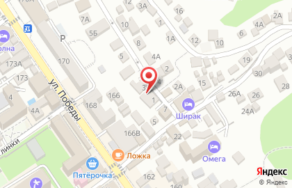 Аркадия на Мирной улице на карте