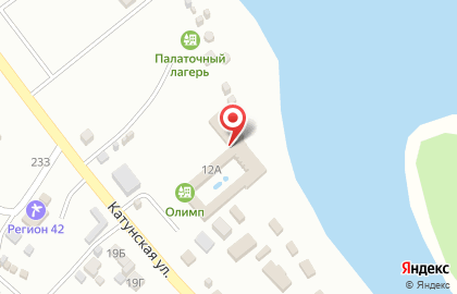 Кафе Олимп на Катунской улице на карте