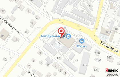 Наш дом на Елецкой улице на карте