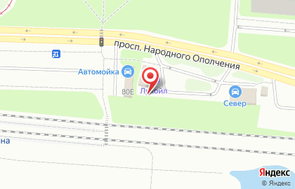 ОАО Банкомат, КБ Петрокоммерц на проспекте Народного Ополчения на карте