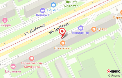 Мариенталь (Санкт-Петербург) на улице Дыбенко на карте