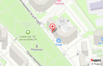 Продуктовый магазин Микро на карте