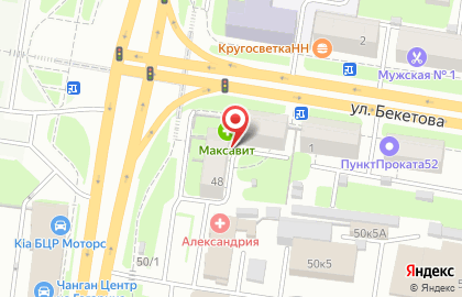 Шпиль на проспекте Гагарина на карте