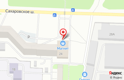 Супермаркет Магнит в Твери на карте