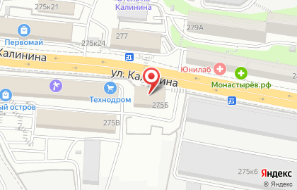 Супермаркет Михайловский в Первомайском районе на карте