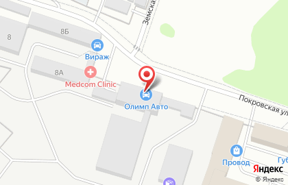 Торговая компания ОлимП на Симферопольском шоссе на карте