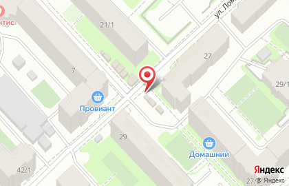 Киоск по ремонту обуви на улице Ломоносова на карте