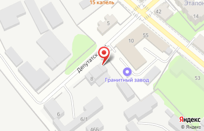 Костромагорводоканал на Депутатской улице на карте