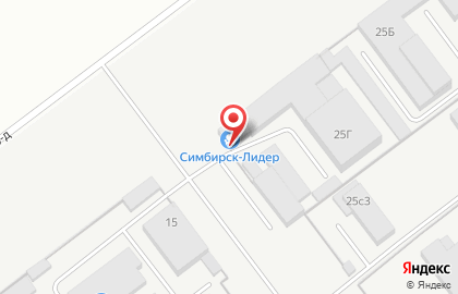 Торгово-производственная компания Симбирск-Лидер в Заволжском районе на карте