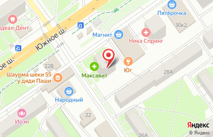 Банкомат, Волго-Вятский банк Сбербанка России, ОАО, Нижняя часть города на Южном шоссе на карте