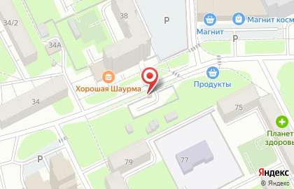 Автостоянка в Перми на карте