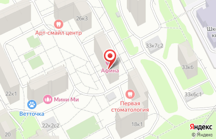 Продуктовый магазин в Москве на карте