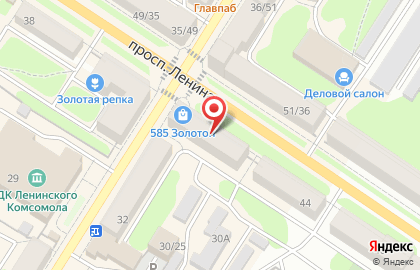 Магазин одежды Гном на карте