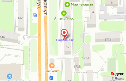 Салон-магазин оборудования Радио Маяк на Лежневской улице на карте