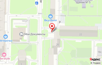 Богатырь на Абрамцевской улице на карте