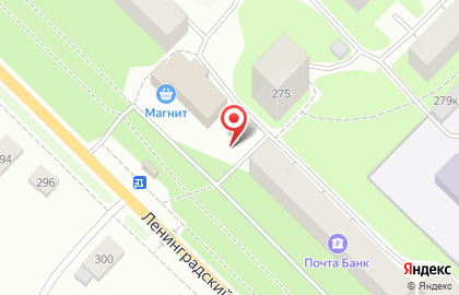Киоск Акварель на Ленинградском проспекте на карте