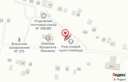 Бутырский фельдшерско-акушерский пункт №1 репьевской районной больницы на карте