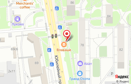 Бистро в Москве на карте
