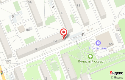 Мясной магазин Рулька в Октябрьском районе на карте
