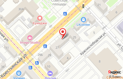 Мебельная компания Много Мебели на Рабоче-Крестьянской улице на карте
