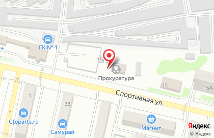 Прокуратура в Челябинске на карте