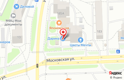 Магазин бытовой техники Дарина на Московской улице на карте