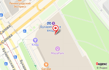 Каток в Континенте на карте