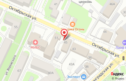 Аптека-Холдинг, ЗАО на Октябрьской улице на карте
