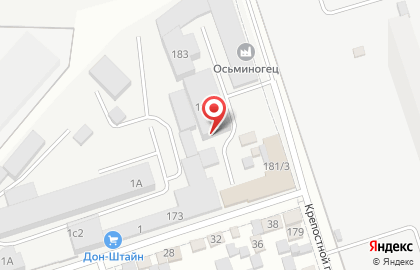 Каролина в Крепостном переулке на карте