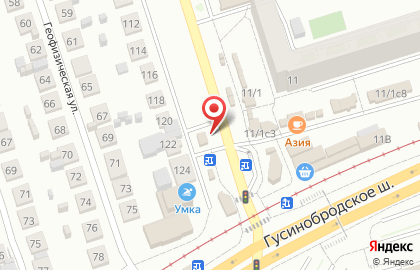 Парикмахерская в Новосибирске на карте