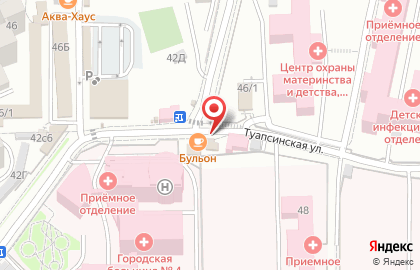Продуктовый магазин в Сочи на карте