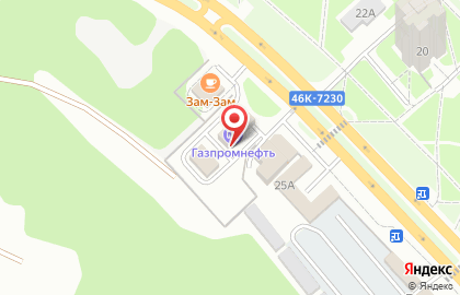 Автомойка Газпромнефть на Центральной улице на карте