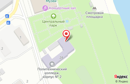 Семилукский государственный технико-экономический колледж на улице 25 лет Октября на карте