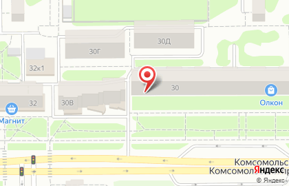 Сервисный центр Р-сервис на Комсомольском проспекте на карте