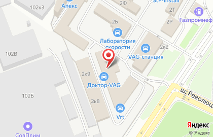 Магазин б/у автозапчастей Finnautoparts в Красногвардейском районе на карте