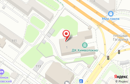 Производственно-сервисный центр Техинком на площади Гагарина на карте