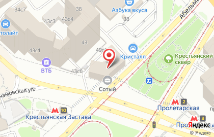 Клиника здоровья и красоты Анатомия на Воронцовской улице на карте