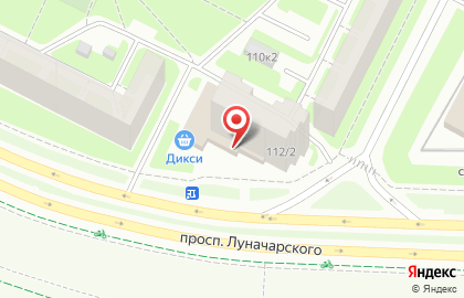 Аптека Аптека.help на проспекте Луначарского на карте