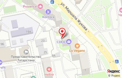 Участковый пункт полиции, Верх-Исетский район на улице Маршала Жукова на карте