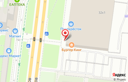 Цветочный автомат iFlowers на проспекте Большевиков на карте