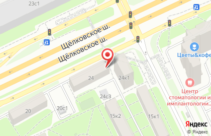 Территориальный центр социального обслуживания Восточное Измайлово на Щёлковском шоссе на карте
