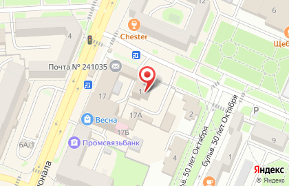 Деловой Брянск на карте
