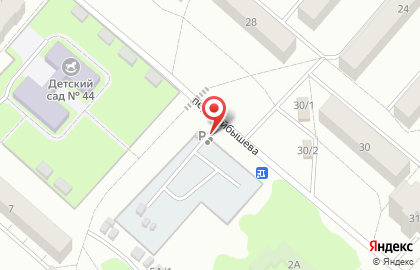 Автостоянка в Красноярске на карте
