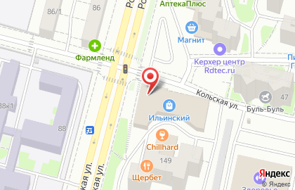 Фирменный магазин Ермолино в Октябрьском районе на карте