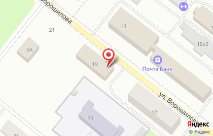 Новодвинский комплексный центр социального обслуживания на улице Ворошилова на карте