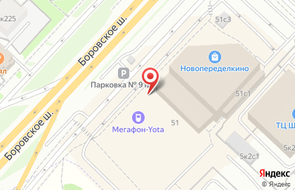 Терминал МТС-Банк на Новопеределкино на карте