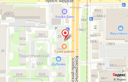 Салон-парикмахерская Для Вас на Комсомольском проспекте на карте